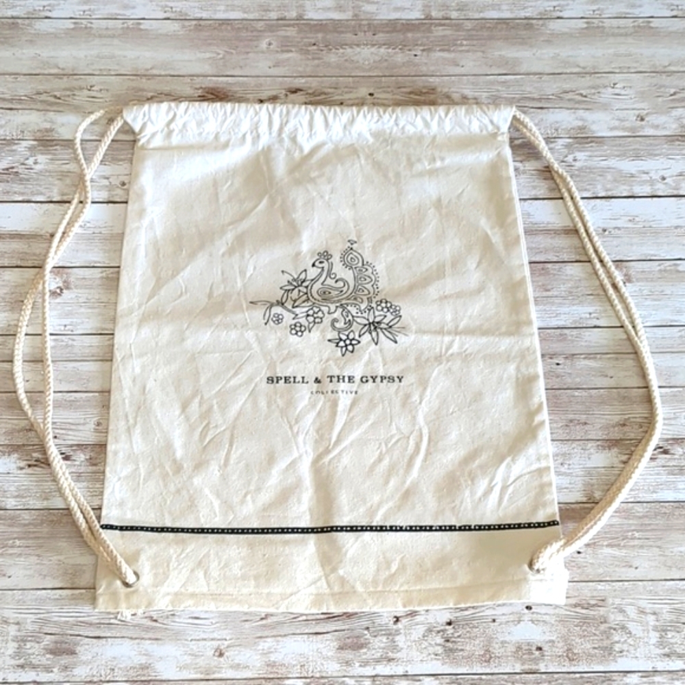 Spell & the Gypsy Collective Calico Bag Peacock Backpack